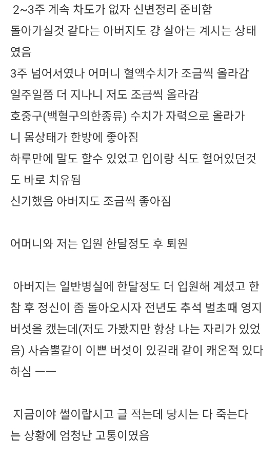 독버섯 먹은 썰 풉니다........jpg | 인스티즈