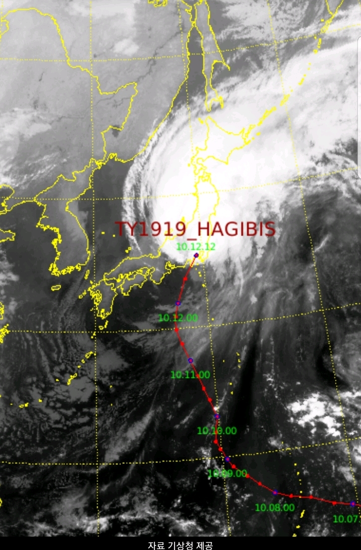 19호 태풍 하기비스 도쿄 에도가와구 현지 상황 | 인스티즈