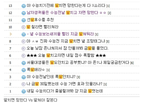 고3 남학생들 최대 난제 | 인스티즈