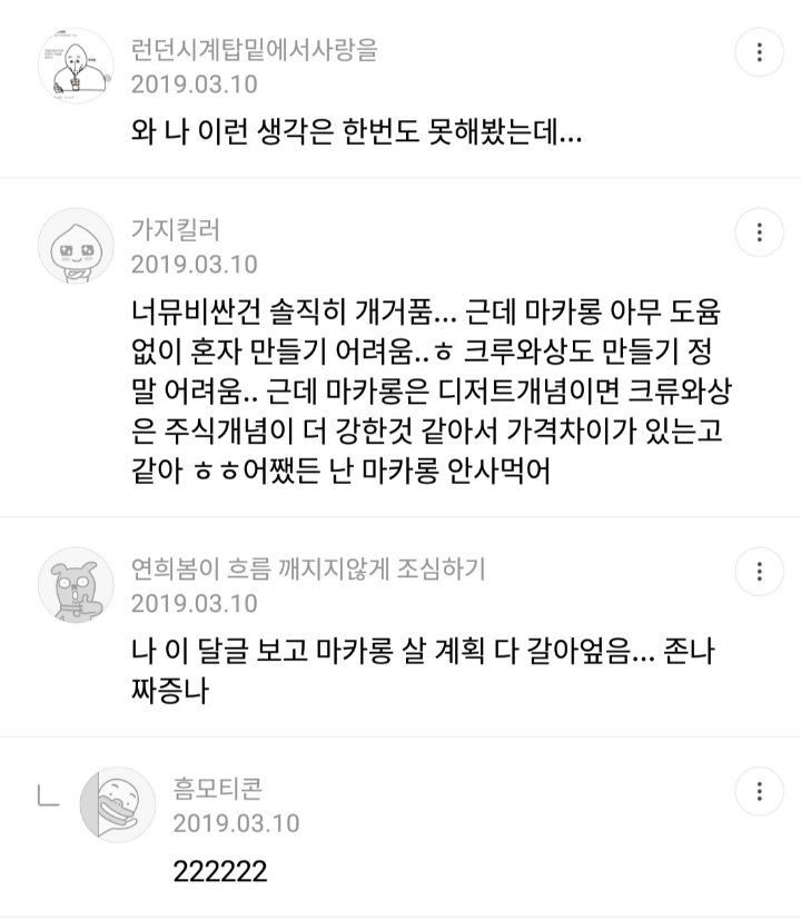 여초카페에서 갑자기 바람부는 마카롱 불매운동 | 인스티즈
