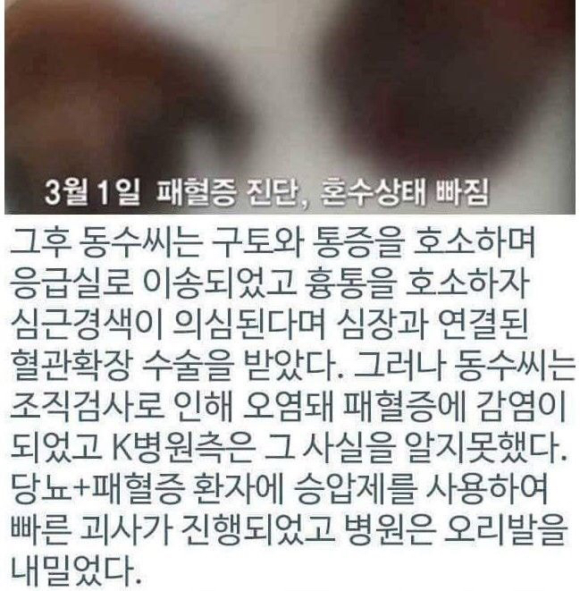 병원 실수로 하루아침에 사지 절단 | 인스티즈