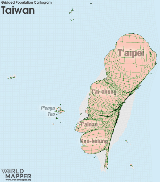 각 나라별 수도권 (혹은 대도시) 집중화를 보여주는 지도 | 인스티즈