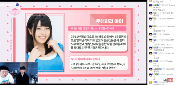 일본인 &amp; 한국인이 PICK한 24인의 AV배우들 jpg | 인스티즈
