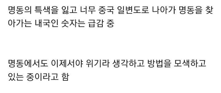 명동이 외면받는 이유...jpg | 인스티즈