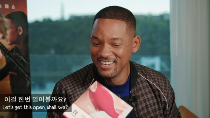 한국의 뷰티케어 제품을 처음 본 윌 스미스 | 인스티즈