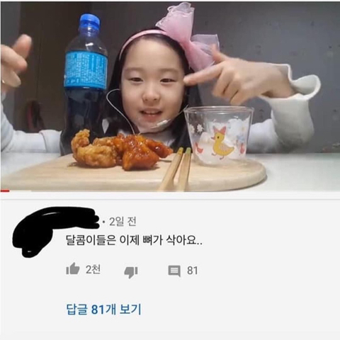 유튜버 띠예 달콤이들 댓글 근황.jpg | 인스티즈