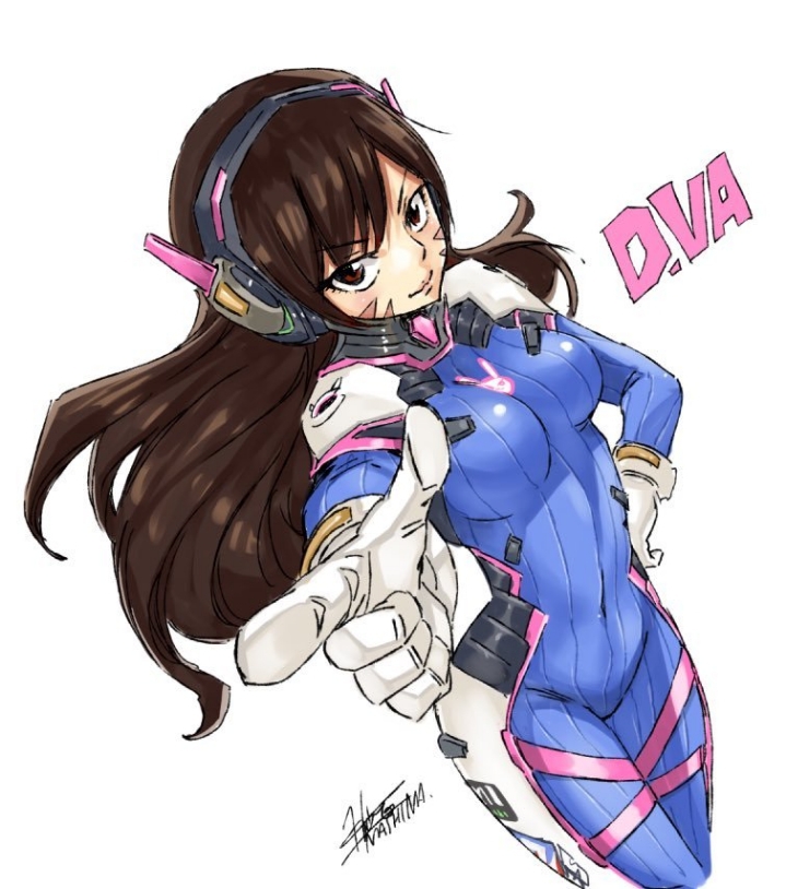 페어리테일 작가가 그린 오버워치 D.Va | 인스티즈