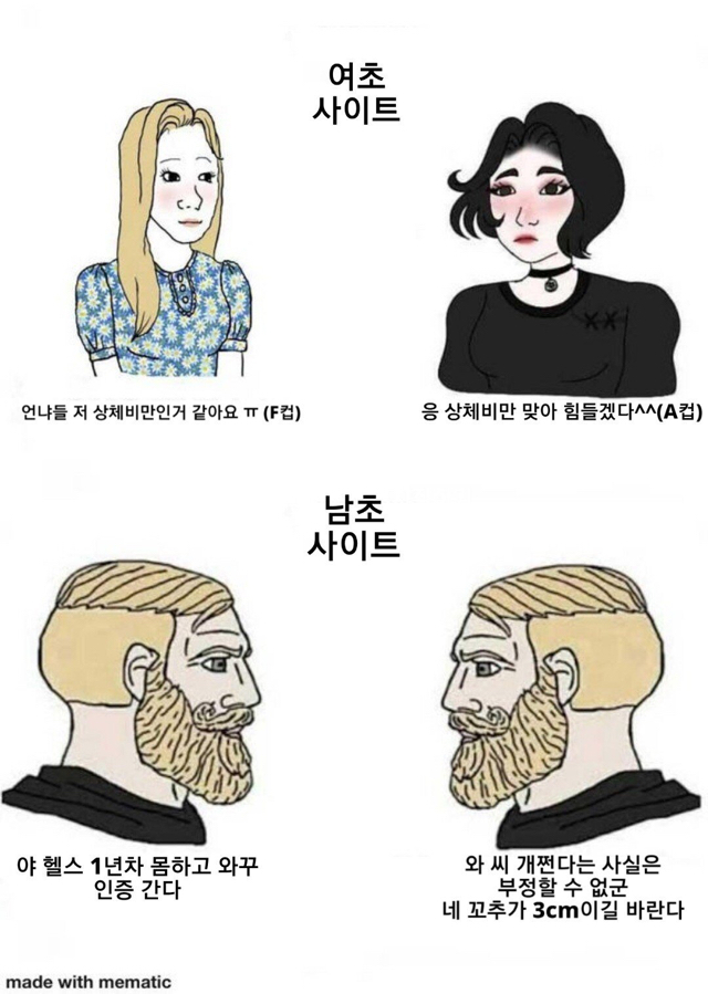 여초식 기만자 vs 남초식 기만자 | 인스티즈