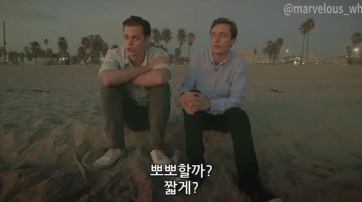다큐 촬영하다 갑자기 친구랑 뽀뽀하는 스웨덴 배우....jpg | 인스티즈