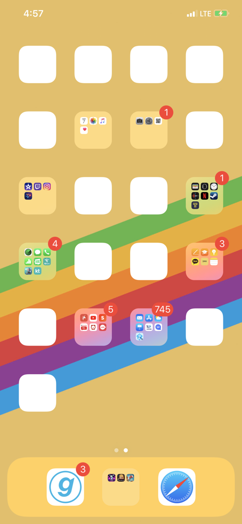 아이폰 바탕화면 깔끔하게 꾸며보자 | 인스티즈