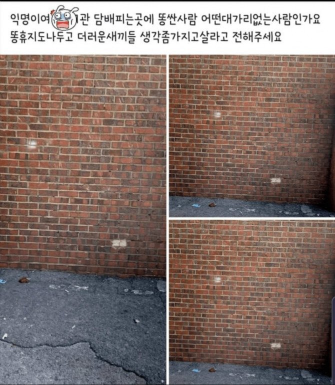 더러움 주의) 화장실에서 왜 담배피냐 | 인스티즈