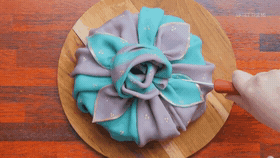 보자기 떡케이크 만드는 방법.gif | 인스티즈