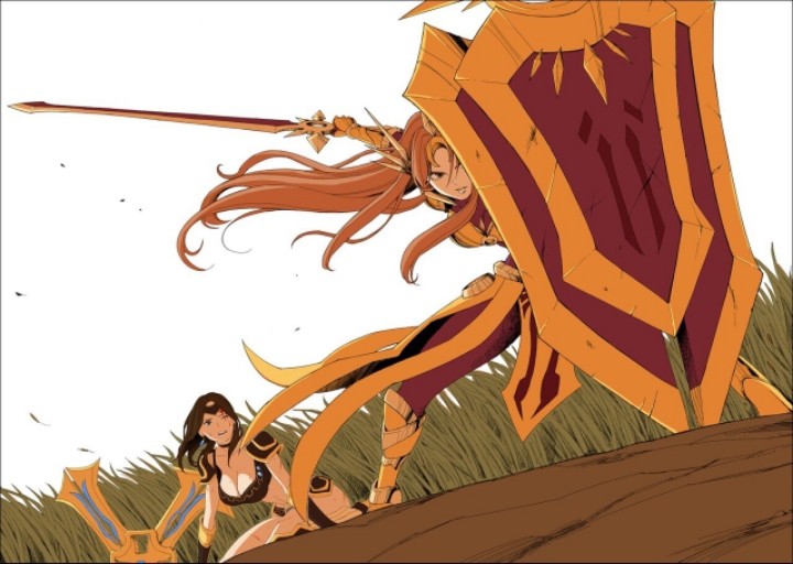 뷰티풀군바리 작가 데뷔전에 그렸던 롤 인벤 팬아트 시절ㄷㄷㄷ.jpg | 인스티즈