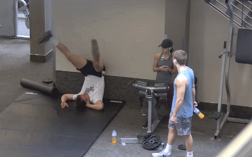 헬스장 트레이너 소환술.gif | 인스티즈