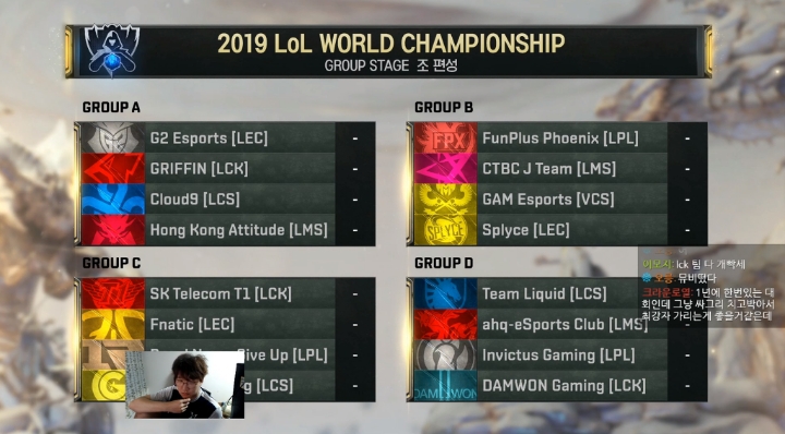 2019 롤드컵 그룹 스테이지 판세 예측 | 인스티즈