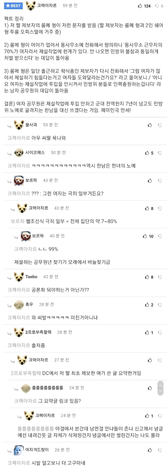 예비군들의 눈물 | 인스티즈