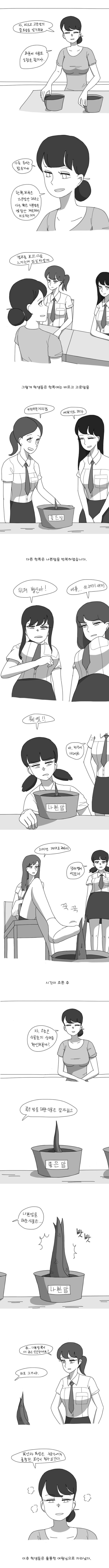 말의 소중함을 배우는 만화 .manhwa | 인스티즈