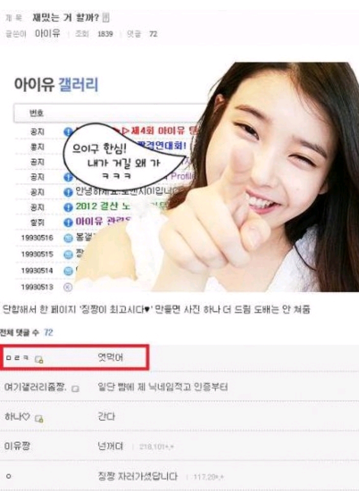 아이유 엿먹었던 사건 | 인스티즈