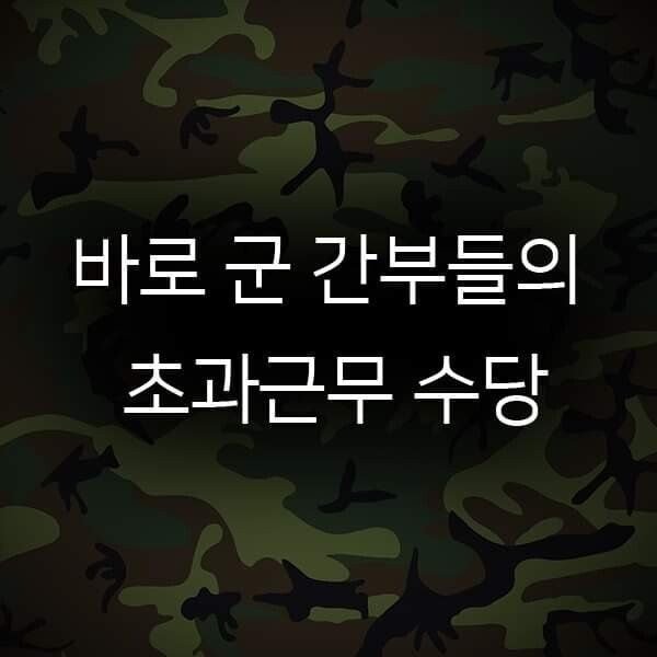 군대에서 간부들이 대놓고 저지르는 불법행위 | 인스티즈