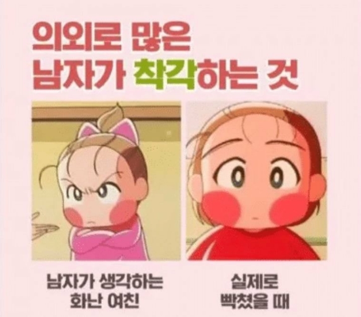 많은 남자가 착각하는 빡친 여친 모습 | 인스티즈
