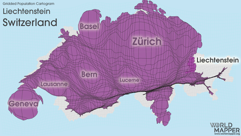 각 나라별 수도권 (혹은 대도시) 집중화를 보여주는 지도 | 인스티즈