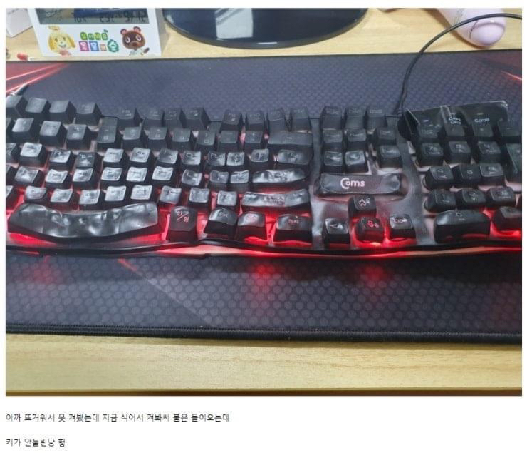 키보드 대참사 | 인스티즈
