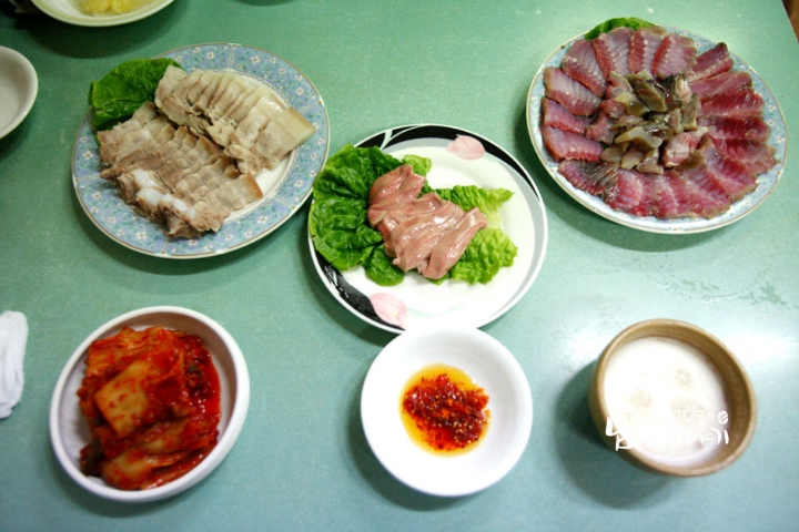 전라도음식 홍탁삼합 | 인스티즈