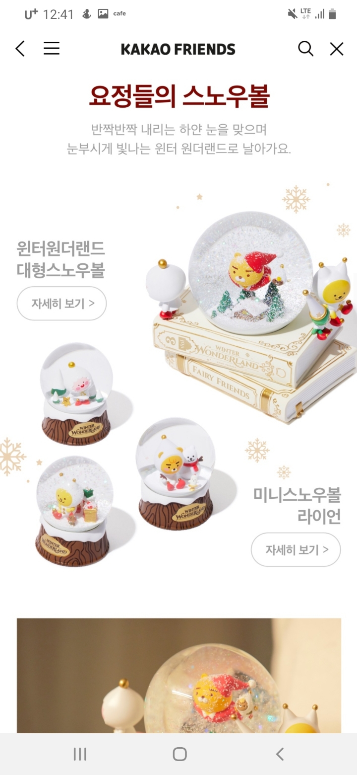 카카오프렌즈 겨울에디션 윈터 원더랜드 | 인스티즈