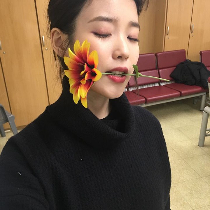 대놓고 덕질하는 아이유 여덕 연예인 .gif | 인스티즈