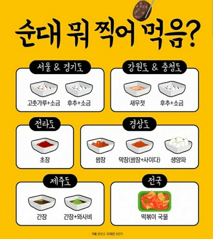지역마다 다른 순대 소스.JPG | 인스티즈