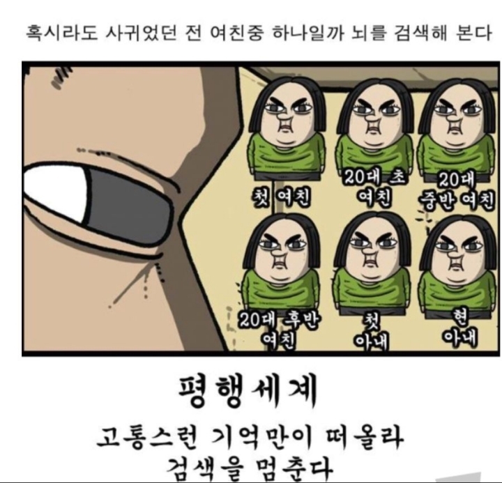 과거의 여친들을 회상하는 조석 | 인스티즈