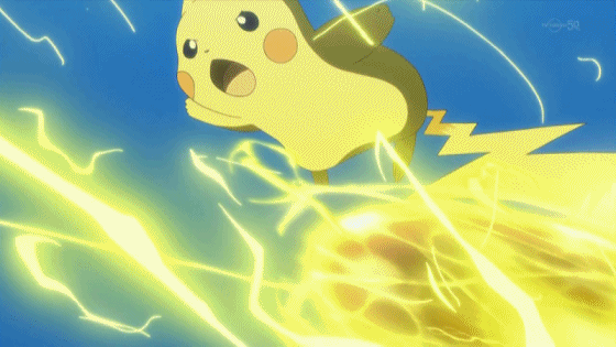 "800족" 포켓몬스터 지우의 피카츄의 모든 기술들 .gif | 인스티즈