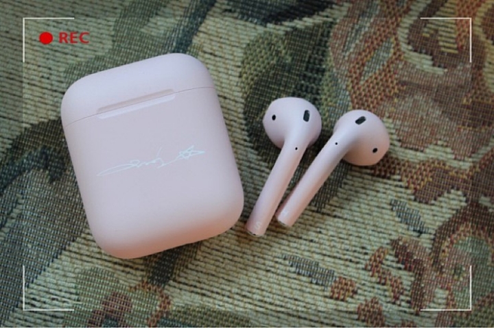 연예인 에어팟 커스텀.jpg | 인스티즈