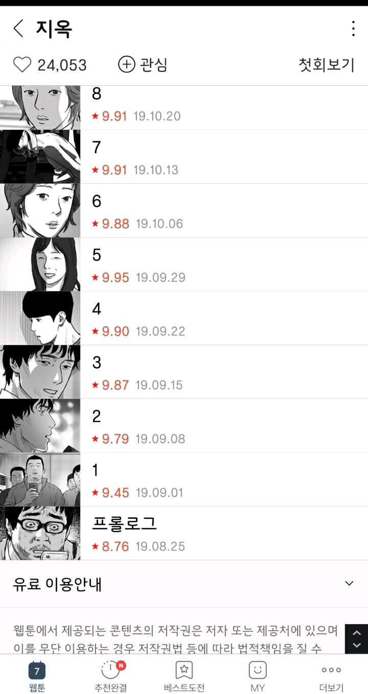 하위권에 있기 아까운 네이버 웹툰 몇개 | 인스티즈