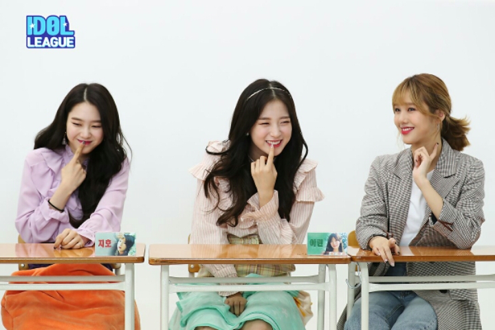 오마이걸 아이돌리그 현장 비하인드.jpg | 인스티즈