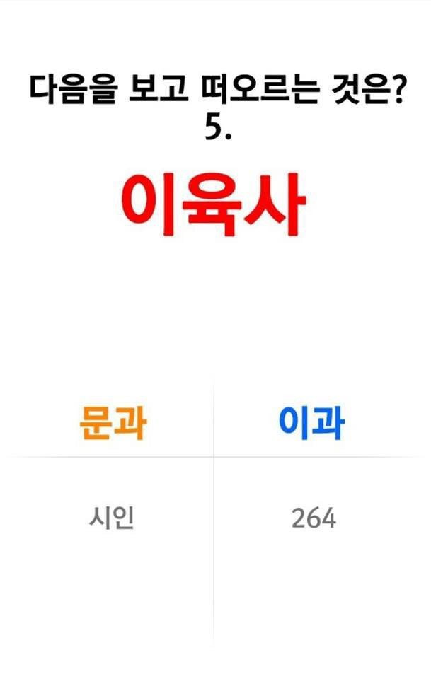 문과 이과 구분하기 | 인스티즈
