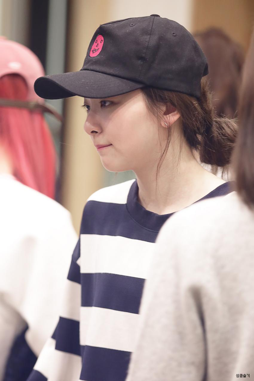 슬기 무대용 풀메 vs 옅은 화장.jpgif | 인스티즈