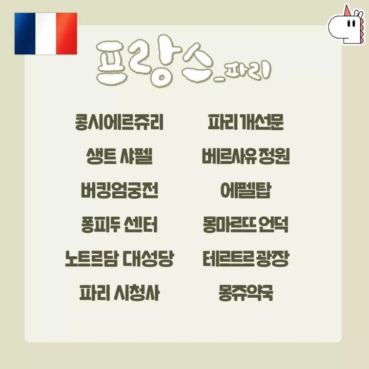 유럽도시별 여행지 | 인스티즈