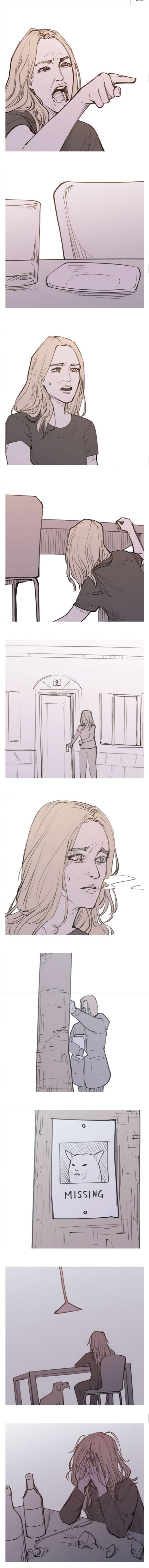 고양이에게 소리 지르는 만화 .Manhwa | 인스티즈