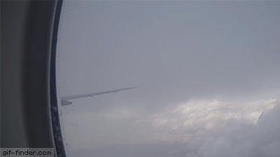 벼락 맞는 비행기 모음.gif | 인스티즈