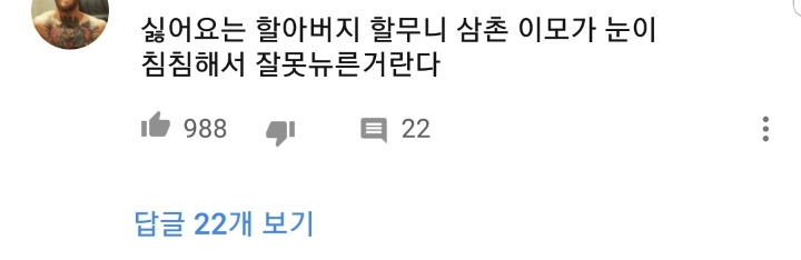 세월의 향기가 느껴지는 초딩 유투버 영상 댓글 JPG | 인스티즈