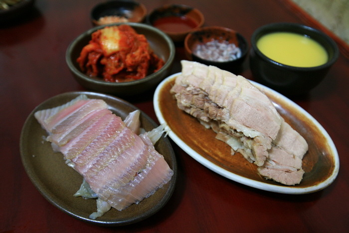 전라도음식 홍탁삼합 | 인스티즈