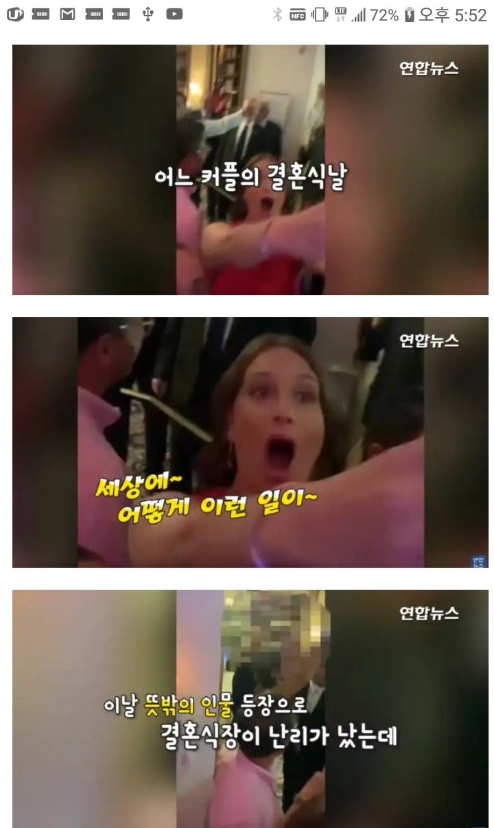 미국의 안흔한 결혼식 하객 ㄷㄷㄷㄷ | 인스티즈