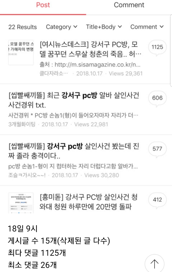강서구 pc방 사건을 계기로 또 하는 여초 | 인스티즈
