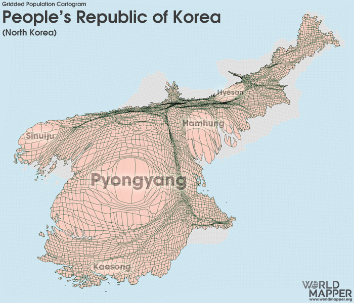각 나라별 수도권 (혹은 대도시) 집중화를 보여주는 지도 | 인스티즈
