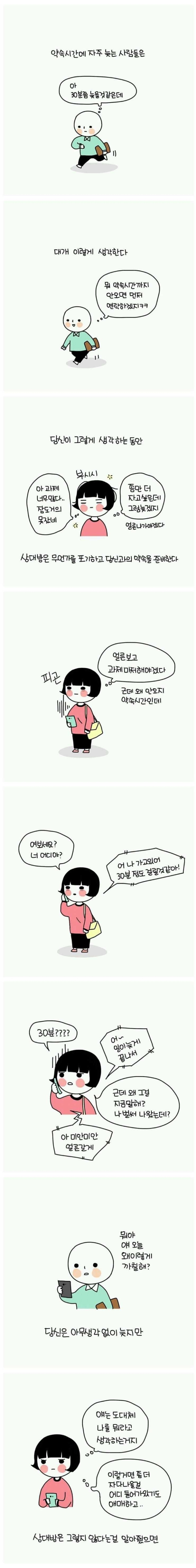 지각잘하는사람 마인드 | 인스티즈