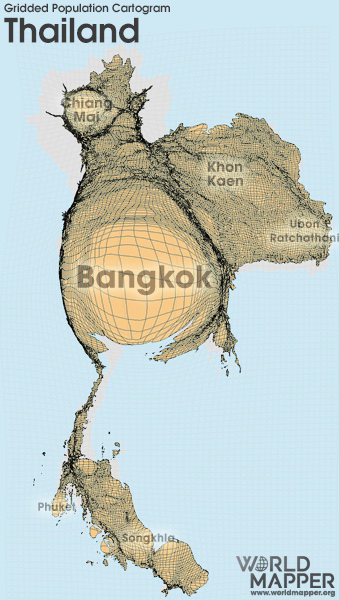 각 나라별 수도권 (혹은 대도시) 집중화를 보여주는 지도 | 인스티즈