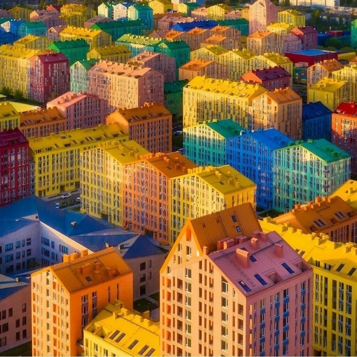 우크라이나에 있는 특이한 아파트 | 인스티즈