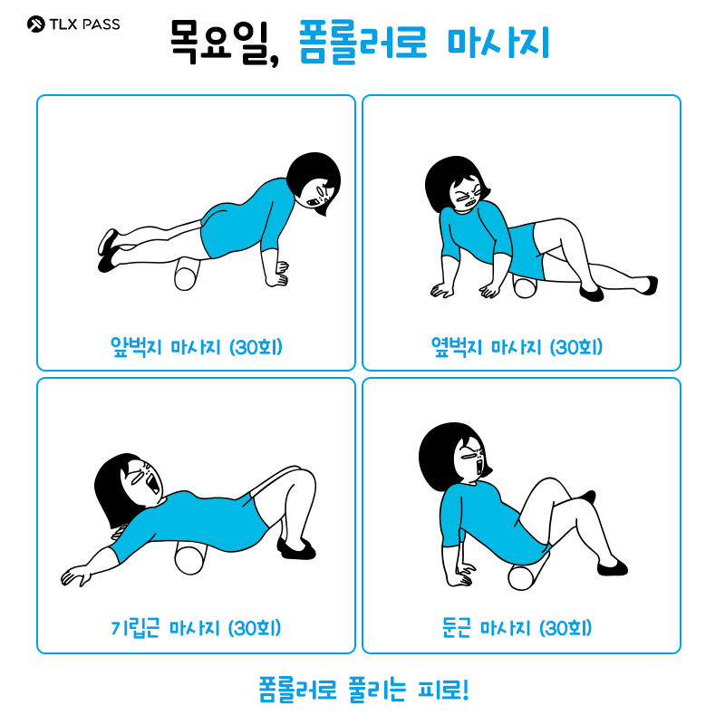 일주일에 4일만 하는 운동법.gif | 인스티즈