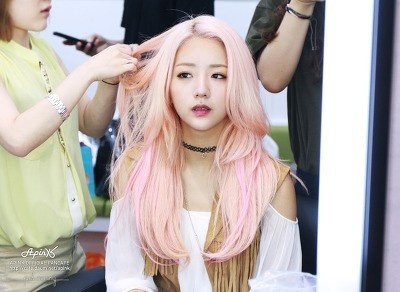 분홍색 머리 했던 아이돌들.jpgif | 인스티즈